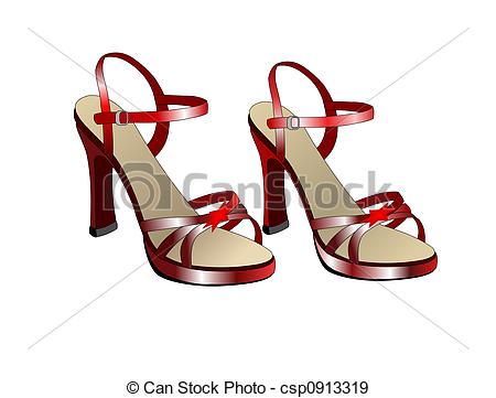     Sandles For Evening    Csp0913319   Search Vector Clipart Drawings