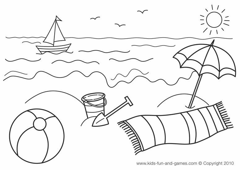 Summer Coloring Printable