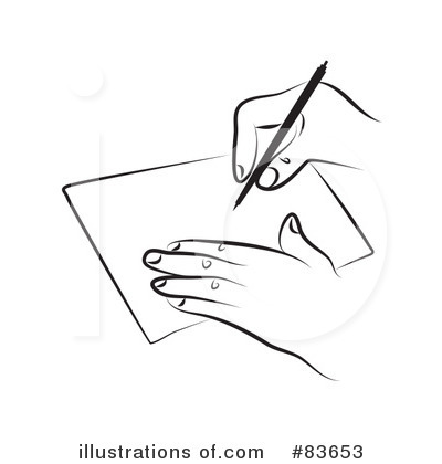 Writing Clipart  83653   Illustration By Prawny
