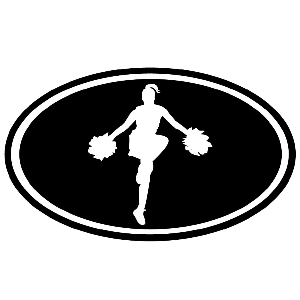 Cheer Clipart Toe Touch Cheerleading Silhouette