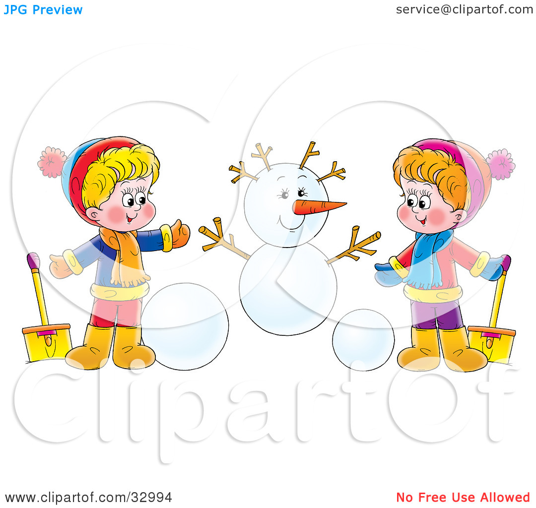Pin Clipart Snowman Holding A Tiny Christmas Tree Royalty Free Vector