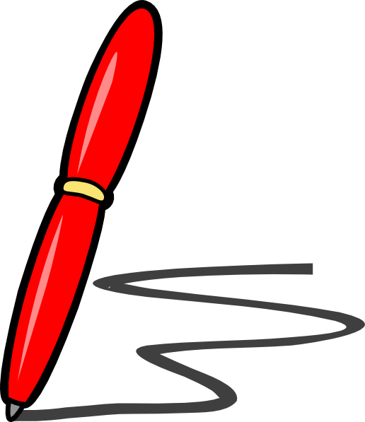 Red Pen Clip Art