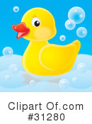 Royalty Free  Rf  Rubber Ducky Clipart Illustration  31282 By Alex
