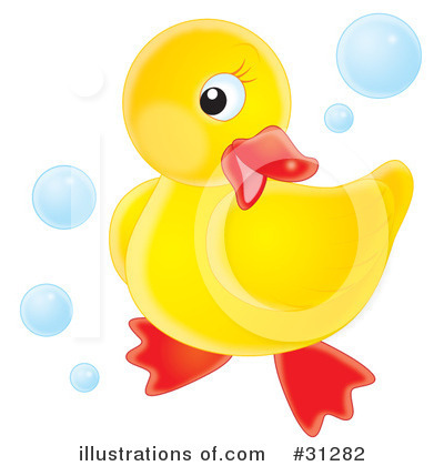 Rubber Ducky Clipart 31282 By Alex Bannykh Royalty Free Rf Stock