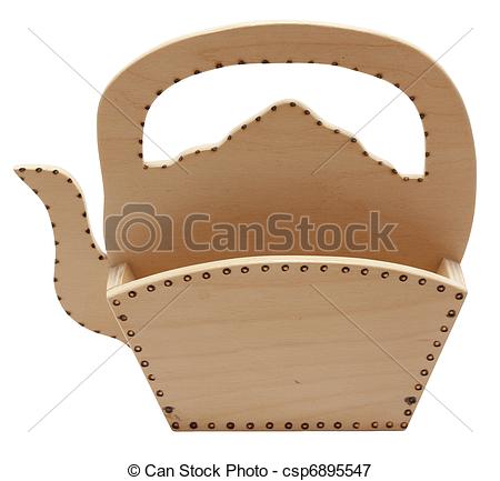 Stock Photo   Empty Coffee Filter Container Shaped As A Coffee Pot