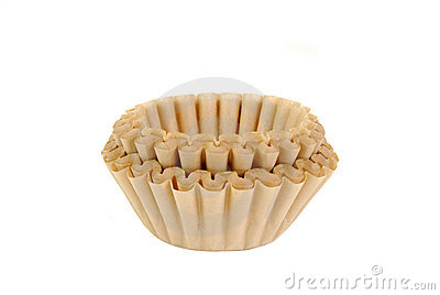 Unbleached Coffee Filters Royalty Free Stock Images   Image  16603999