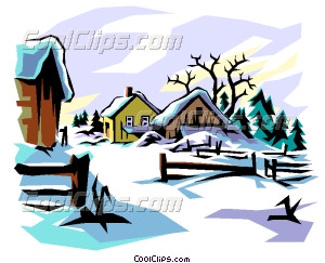 Winter Scenes Clip Art