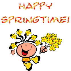 Animated Gif Of Happy Springtime