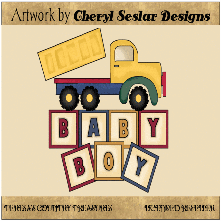Baby Boy Truck Single Clipart Boys Clipart Product 2 9