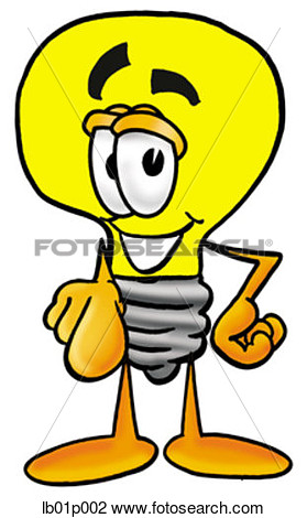 Clipart   Light Bulb Pointing At You  Fotosearch   Search Clip Art