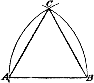 Construction Of An Equilateral Triangle   Clipart Etc