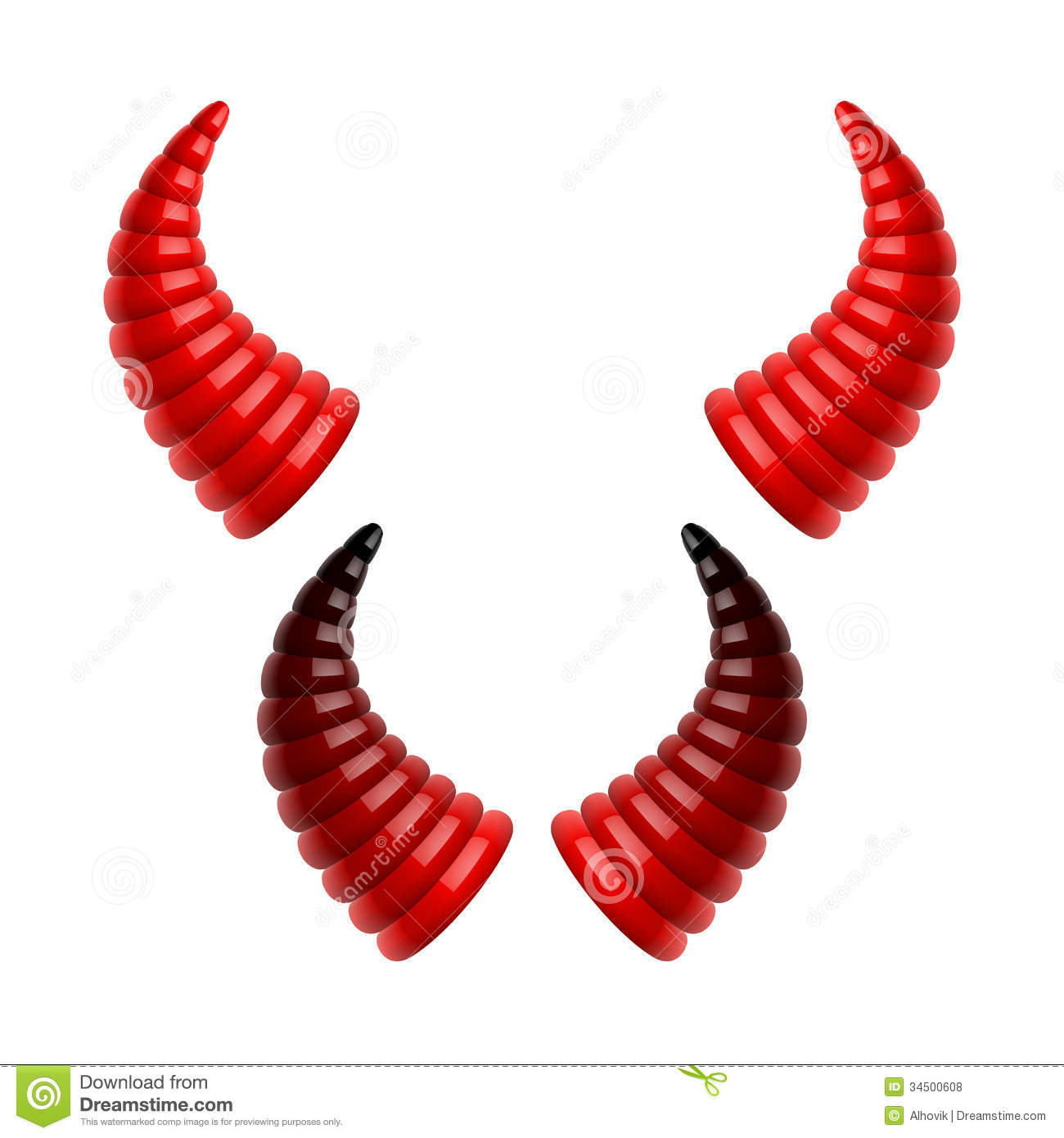 Devils Horns Royalty Free Stock Photos   Image  34500608