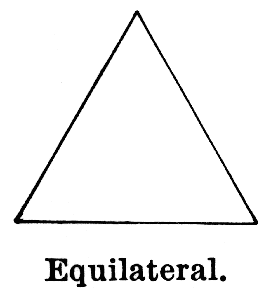 Equilateral Triangle   Clipart Etc
