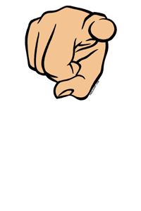 Finger Pointing At You Clip Art