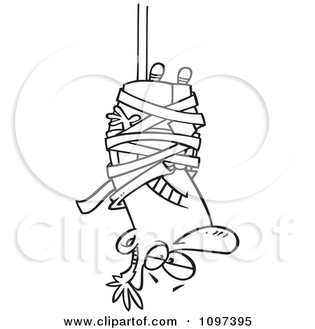 Hanging Upside Down Clipart Caught Hanging Upside Down