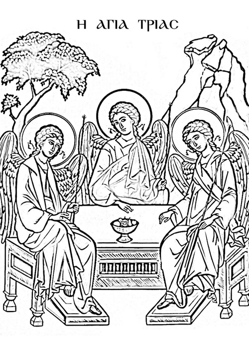 Holy Trinity Coloring Pages