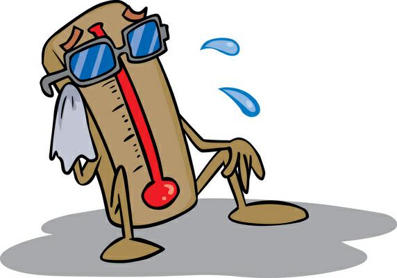 Hot Weather Cartoon Clipart   Free Clipart