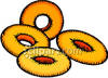 Onions Onion Prefried Crumbed Rings Outline Lineart Ring Clipart