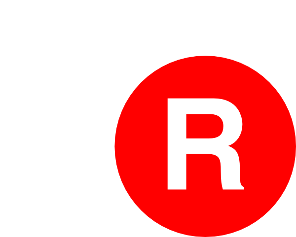 Red Letter R Icon Png Clipart Image Iconbugcom   Auto Design Tech