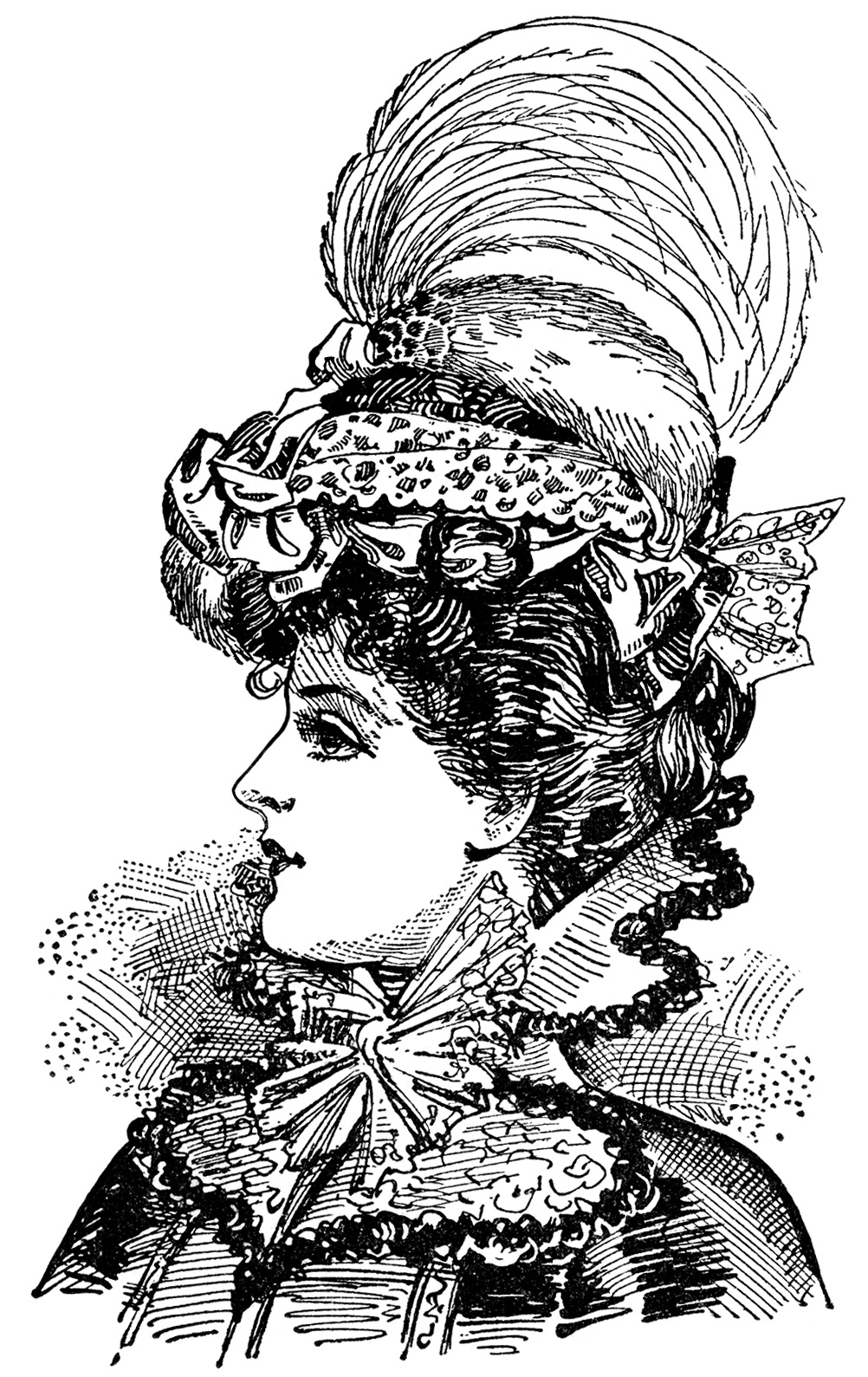 Vintage Hat Clipart Antique Millinery Victorian Hat Styles