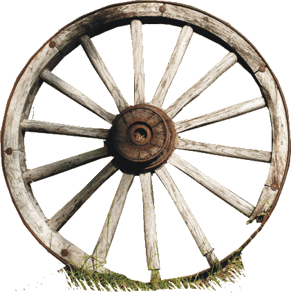     Ancestors Built Wagon Wheels The Craftsman Showed The Visitors How The