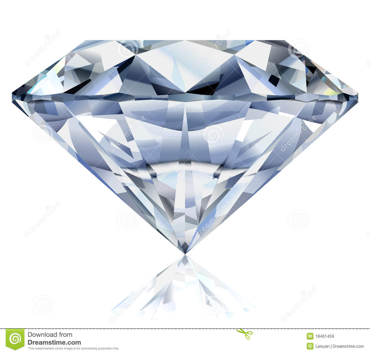 Bright Diamond Illustration Royalty Free Stock Images   Image