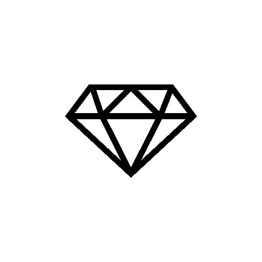 Diamond Outline Free Icon