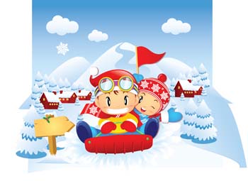 Home   Clip Arts   Childs Playing Car Snow