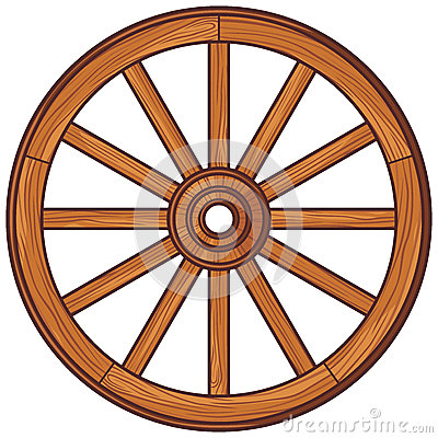 Old Wooden Wheel Wagon Wheel 