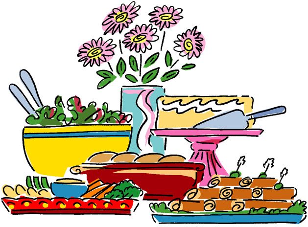 Potluck Dishes Clipart