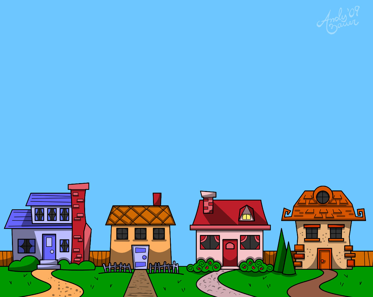 Row Of Houses Clipart   Cliparts Co