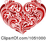 Royalty Free  Rf  Elegant Heart Clipart Illustrations Vector