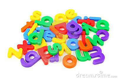 Small Magnet Letters Royalty Free Stock Photo   Image  8199745