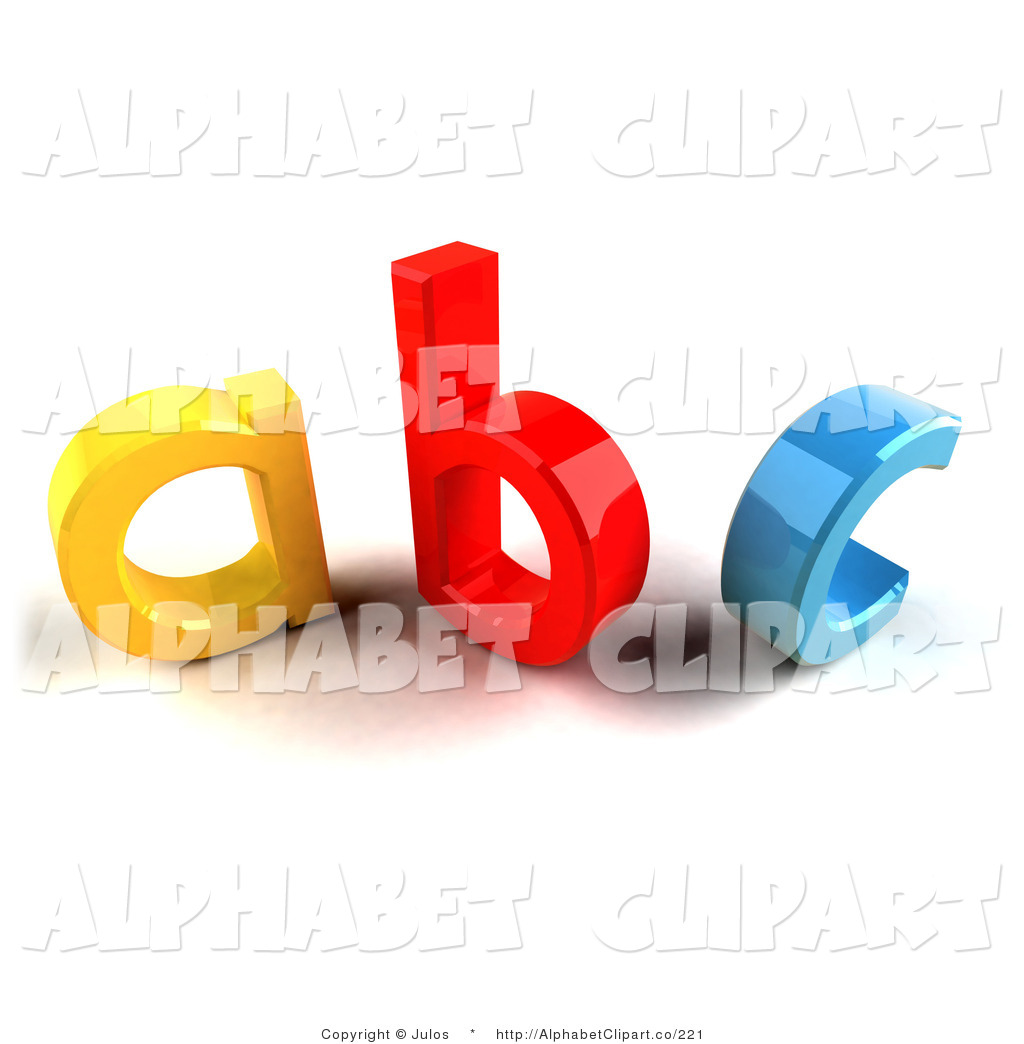 Vector Illustration Of Magnetic Letters A Yellow A Red B And Blue C