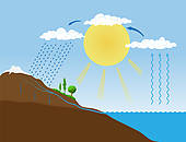 Water Cycle Illustrations And Clip Art  271 Water Cycle Royalty Free