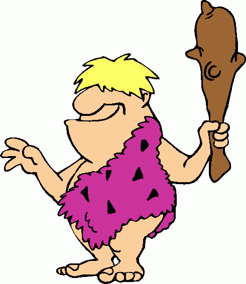 Cave Man With Club Clipart   Cave Man With Club Clip Art