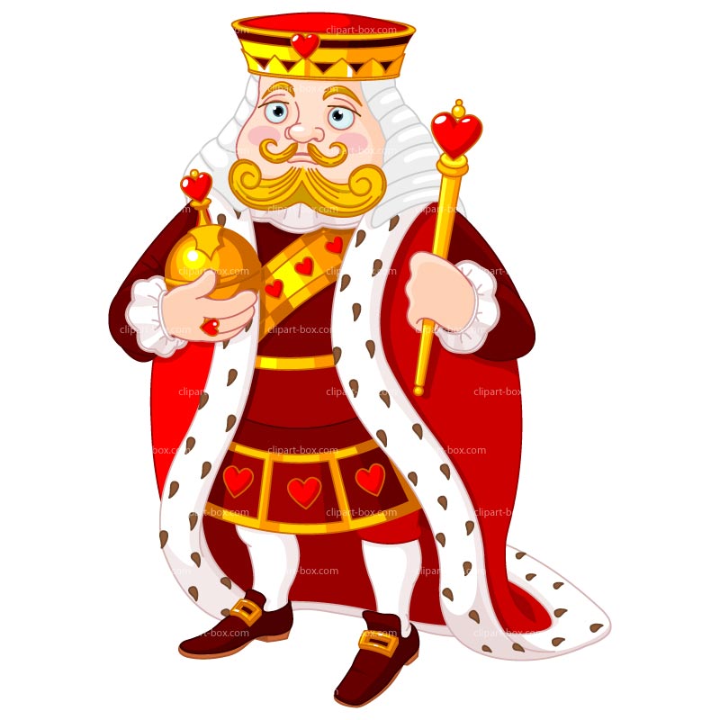 Clipart Heart King   Royalty Free Vector Design