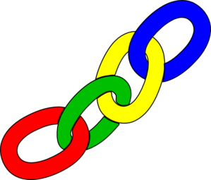 Color Chain Links Clip Art At Clker Com   Vector Clip Art Online