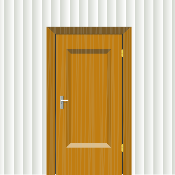 Door Clipart This Wooden Door Clip Art Is