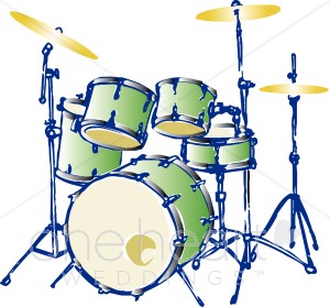 Drum Set Clipart Black And White   Clipart Panda   Free Clipart Images