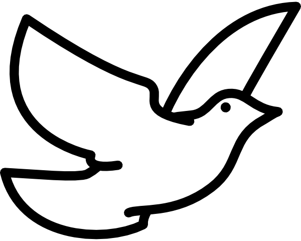 Flying Dove Clip Art At Clker Com   Vector Clip Art Online Royalty