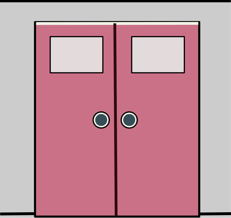 Free Pink Door Clip Art