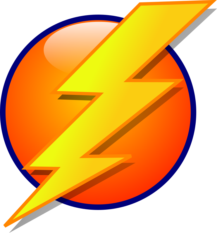 Lightning Icon By Anonymous   A Lightning Bolt Icon By Benji Park