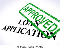 Loan Application Approved Shows Credit Agreement   Loan   