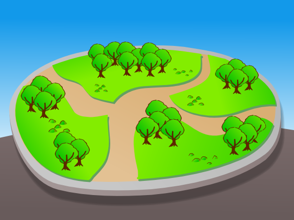 Park Map Clip Art At Clker Com   Vector Clip Art Online Royalty Free