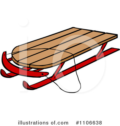 Royalty Free Sled Clipart
