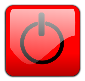 Shut Down Button Clipart Vector Clip Art Online Royalty Free Design