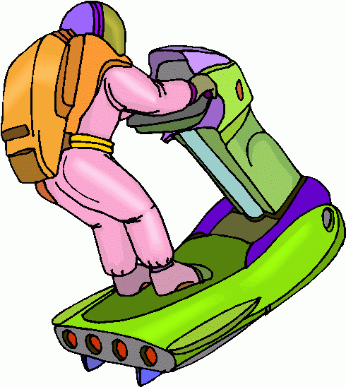 Space Sled Clipart
