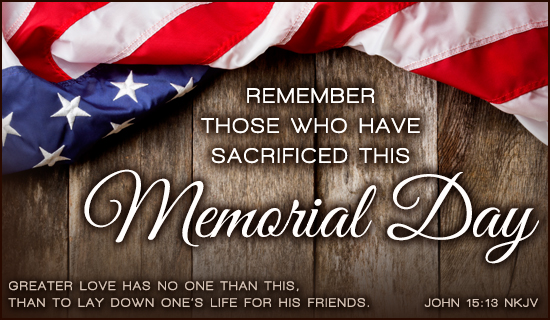 15 13 Nkjv Ecard   Email Free Personalized Memorial Day Cards Online