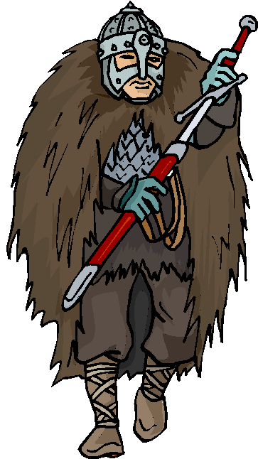 Ancient Army Hold A Sword Free Clipart